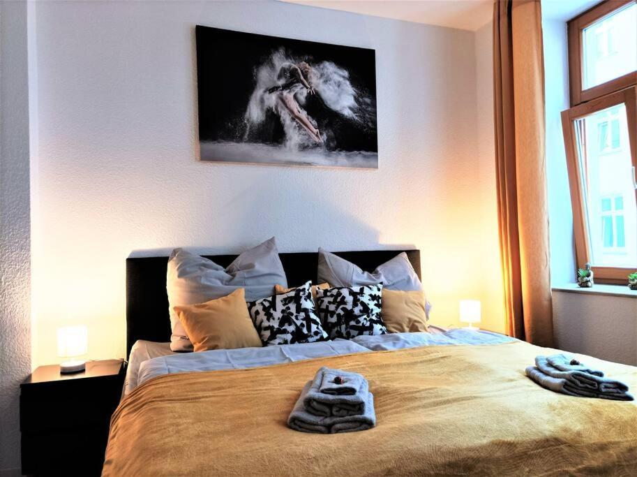 Modernes Apartment Mit Balkon Magdeburg Zewnętrze zdjęcie