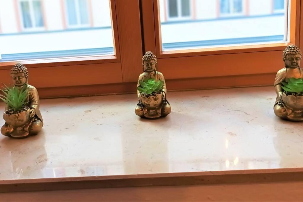 Modernes Apartment Mit Balkon Magdeburg Zewnętrze zdjęcie
