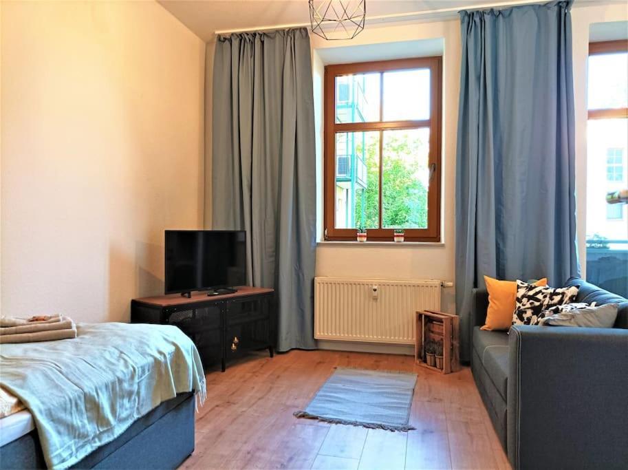 Modernes Apartment Mit Balkon Magdeburg Zewnętrze zdjęcie